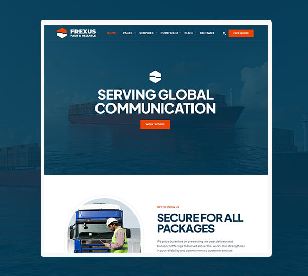 Transport & Logistics WordPress Theme